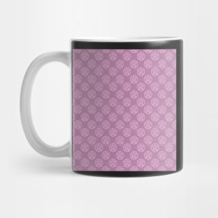 Light Pink Stone Pentagrams Mug